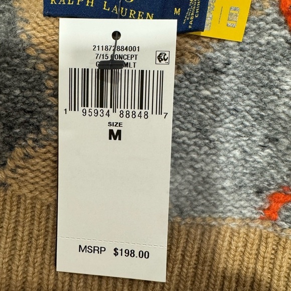 POLO RALPH LAUREN
Argyle Wool-Cashmere-Blend
Bralette Sz : M - Picture 11 of 12